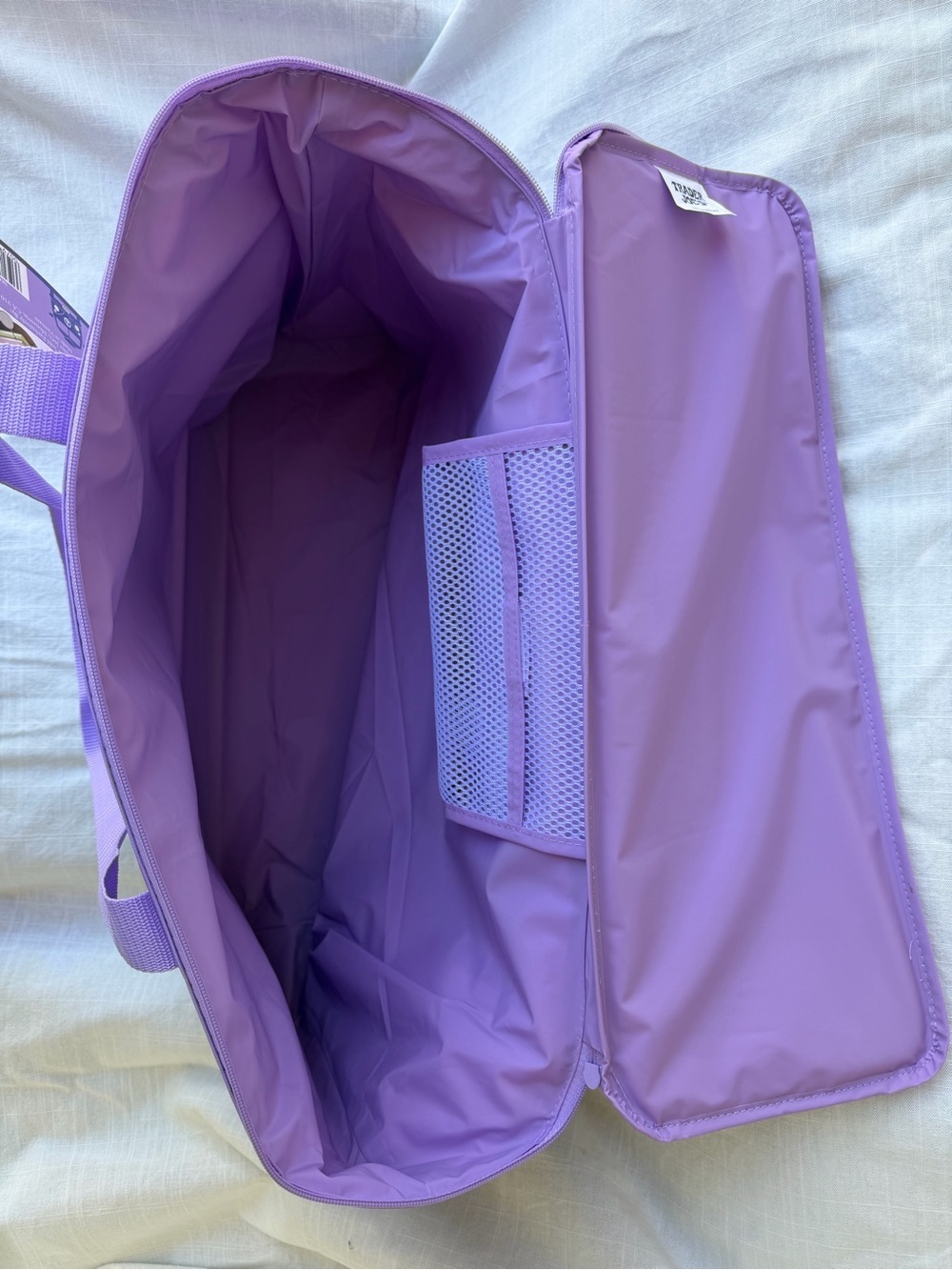🆕 NWT LARGE💜 Trader Joe’s Reusable Insulated Bag ✨ Holds Up to 8 Gallons! - Picture 5 of 10